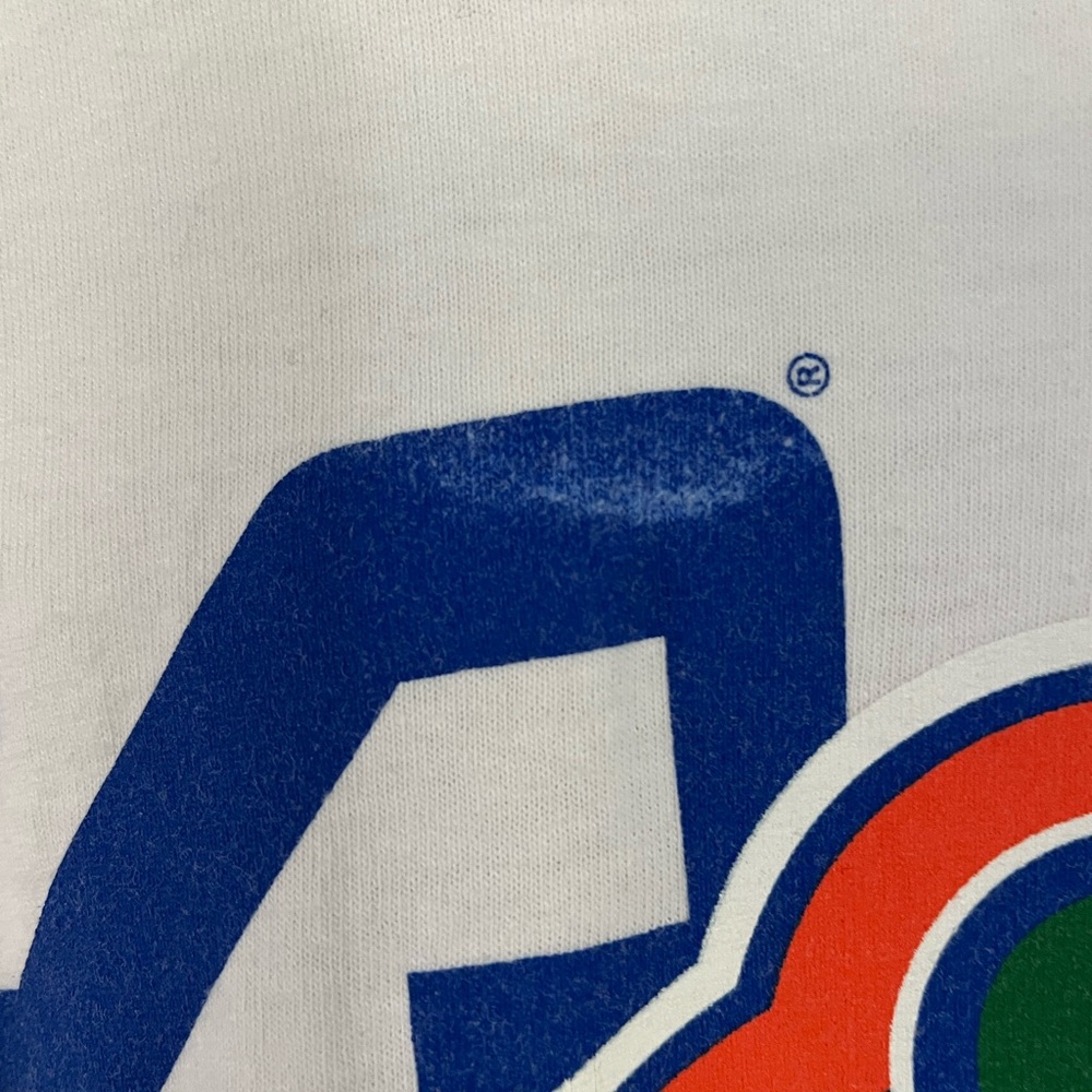 University of Florida Gators SEC Gildan Ultra Cotton White T-Shirt Size 4XL - Picture 5 of 9